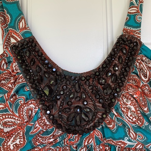 Candie’s Embellished Sleeveless Dress - size Med. - Picture 2 of 7